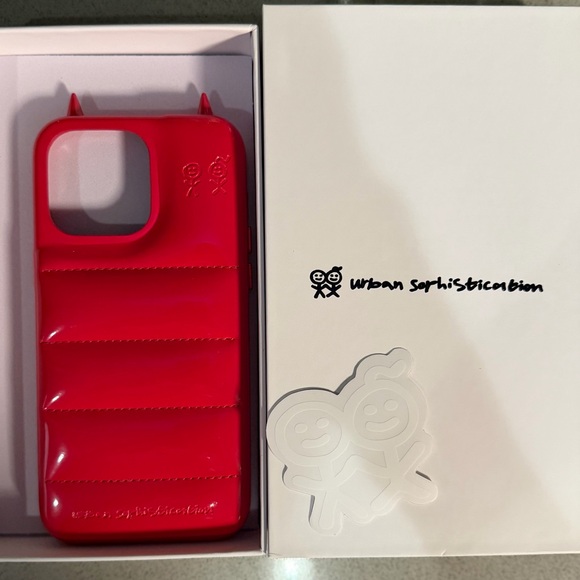 Urban Sophistication Cupid Red Phone Case *New in box* - Picture 4 of 5